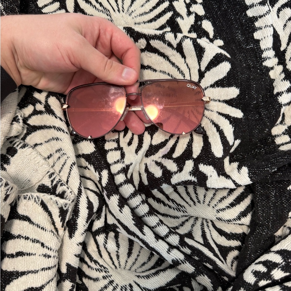 Quay Australia Rose-Tinted Sunglasses
